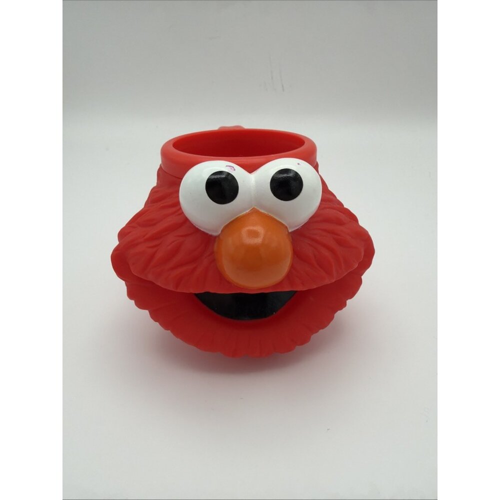 Sesame Street Red Elmo Plastic Childrens Cup Mug Applause 1994